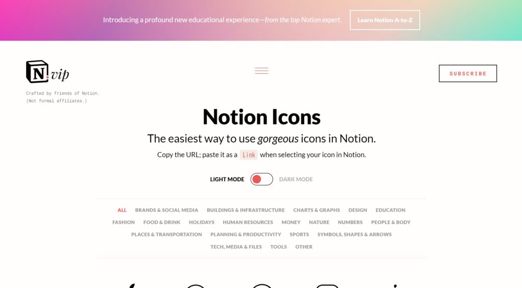 Notion Icons